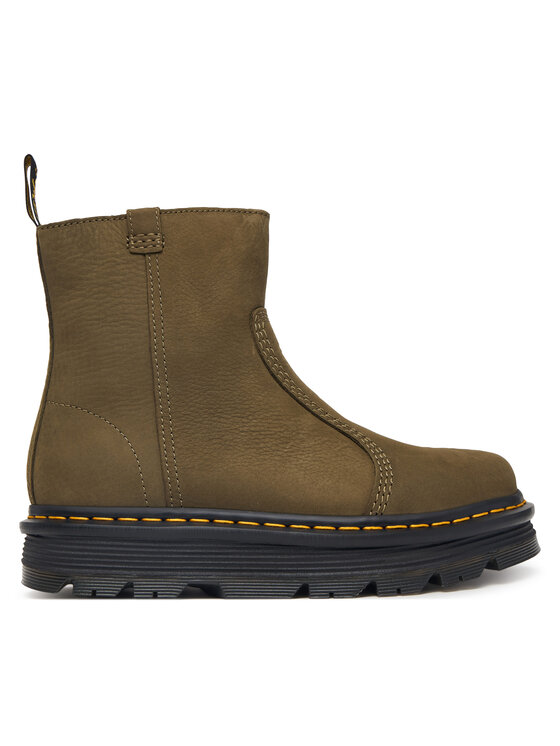 Dr. Martens Botine Dr. Martens ZEBZAG Rigger Olive Wyoming DM42022300 Verde