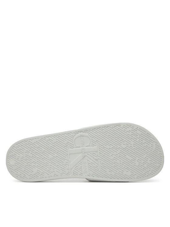 Calvin Klein Jeans Şlapi Calvin Klein Jeans Slide Jelly Mono Pu YM0YM01281 Gri