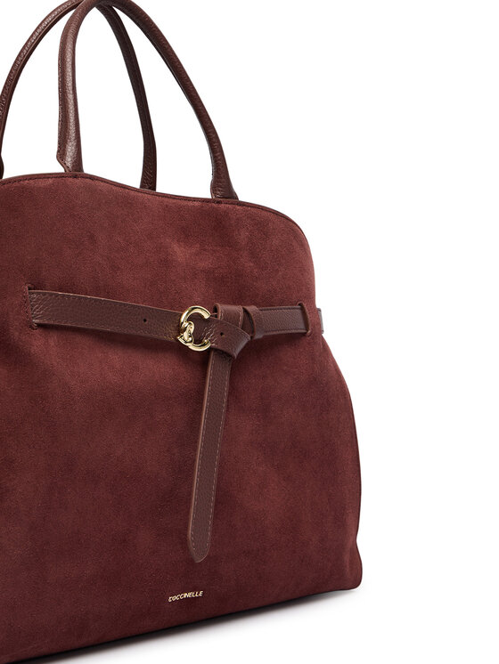 Coccinelle Сумка Coccinelle TLB Coccinellesabine Suede Bi E1 TLB 18 01 01 Бордовий