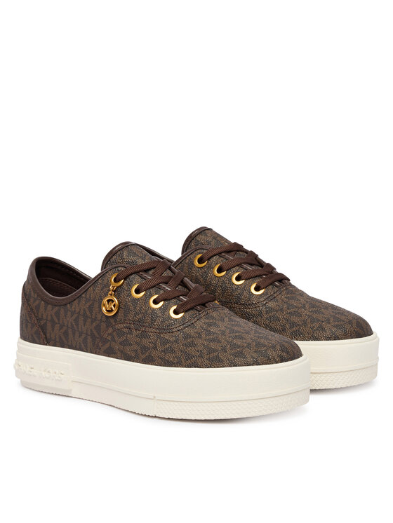 MICHAEL Michael Kors Снікерcи MICHAEL Michael Kors Lindsey 43T6LDFS1B Коричневий