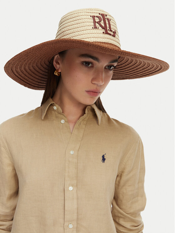 LAUREN RALPH LAUREN Klobouk Lauren Ralph Lauren 454937146001 Hnědá