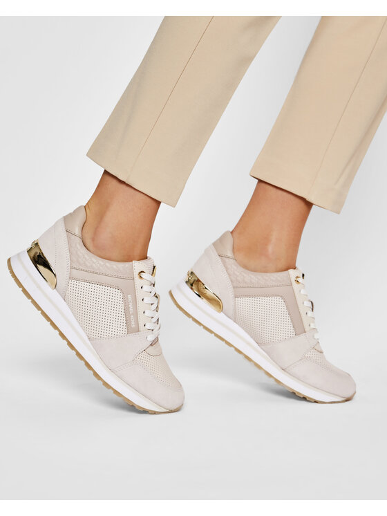michael kors billie trainer cream