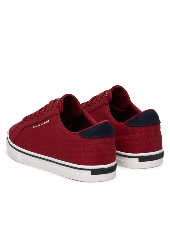 Tommy Hilfiger Teniszcipő Tommy Hilfiger Vulc Core Long Lace FM0FM05688 Bordó