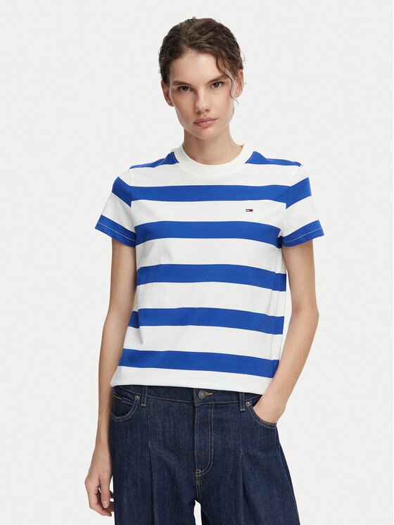 Tommy Jeans Tommy Jeans Camiseta Flag DW0DW23801 Azul Regular Fit