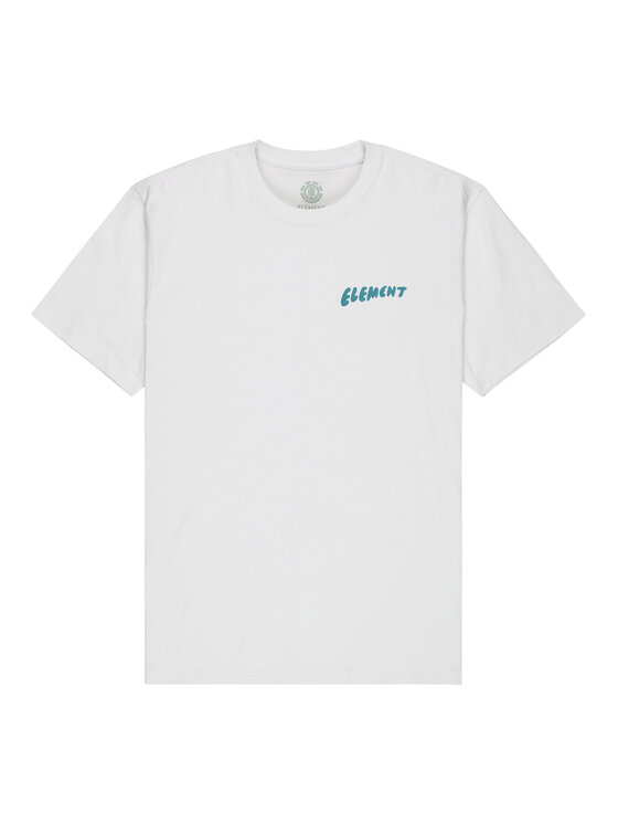Element Element Camiseta Sunrise ELYZT00576 Blanco Regular Fit