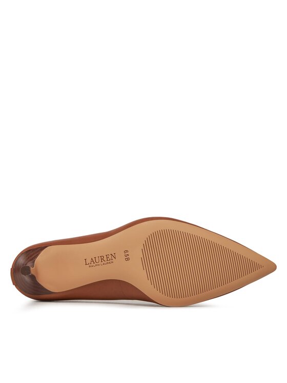 LAUREN RALPH LAUREN Čevlji z visoko peto LAUREN RALPH LAUREN 802940602002 Rjava