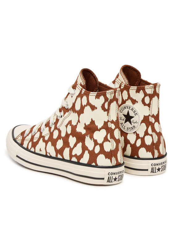 Converse Кеди Converse Chuck Taylor All Star Cow Print A17924C Коричневий