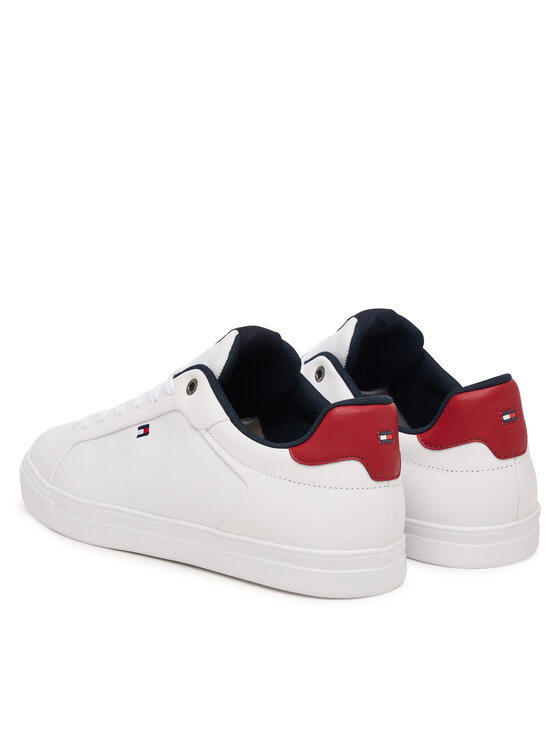 Tommy Hilfiger Zapatillas Tommy Hilfiger Lightweight Pinperf Lth Sneaker FM0FM05981 Blanco