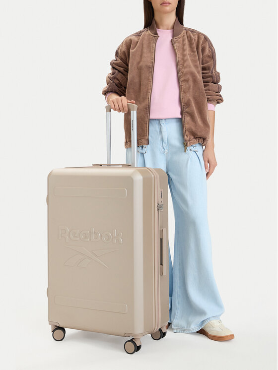 Reebok Велика валіза Reebok CEO-RBK-WAL-023-CCC-L-1 Бежевий