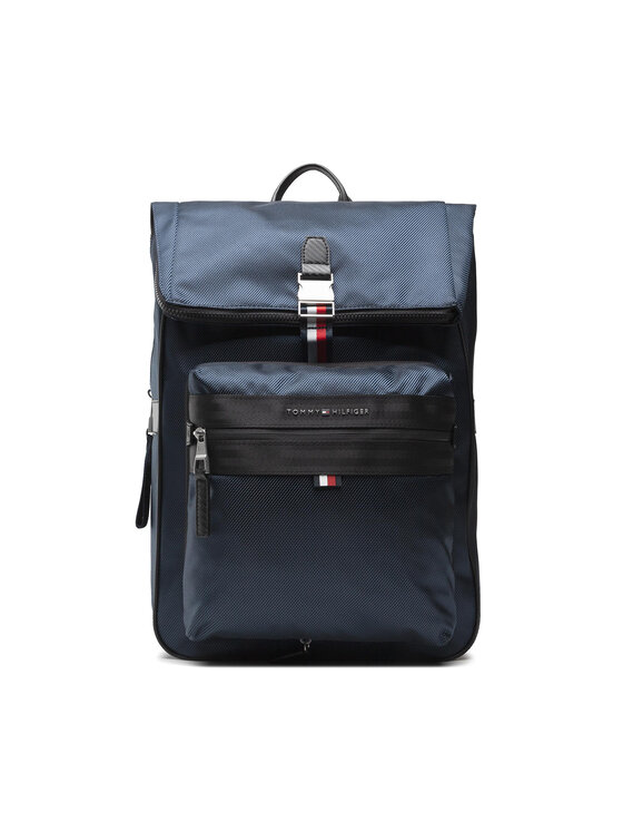 Tommy Hilfiger Rucsac Tommy Hilfiger Elevated Nylon 2 In 1 Backpack AM0AM08104 Bleumarin