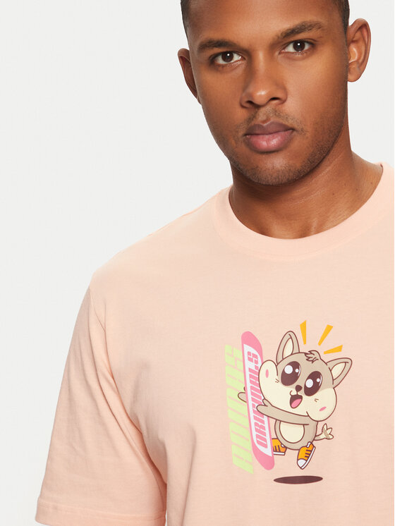 adidas adidas Футболка Kawaii JP0194 Рожевий Regular Fit
