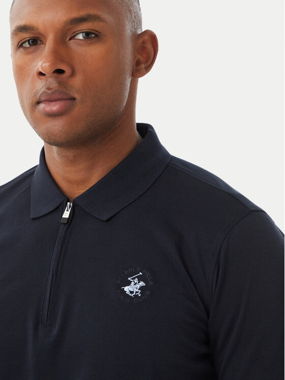 Beverly Hills Polo Club Beverly Hills Polo Club Поло M2734 Cиній Regular Fit
