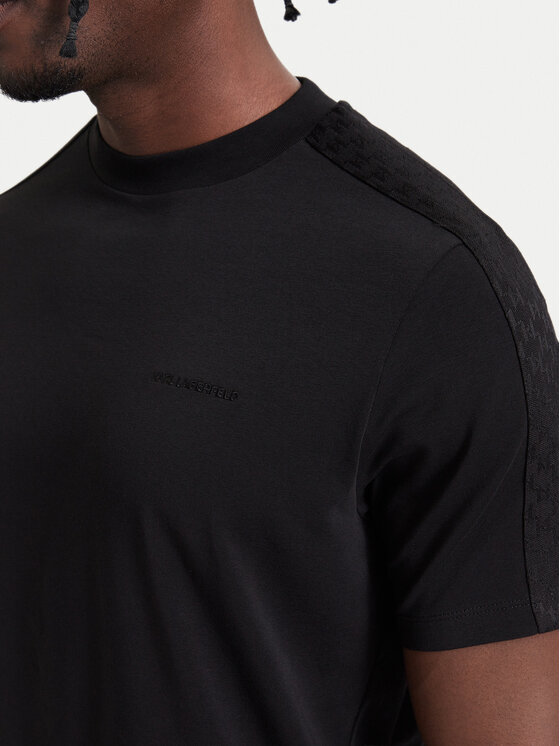 KARL LAGERFELD KARL LAGERFELD Camiseta 755045 564235 Negro Regular Fit