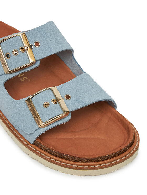 Genuins Шльопанці Genuins Hawaii Velour G106252 Блакитний