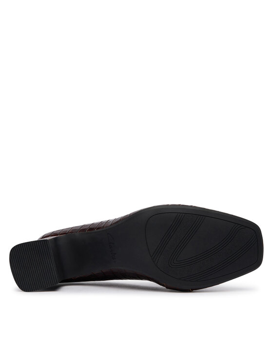 Clarks Salonarji Clarks Fernie Edge 26327185 Temno rjava