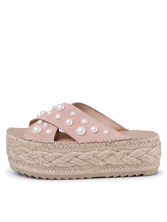 Eva Minge Espadrilky Eva Minge EM-14-07-000733 Ružová