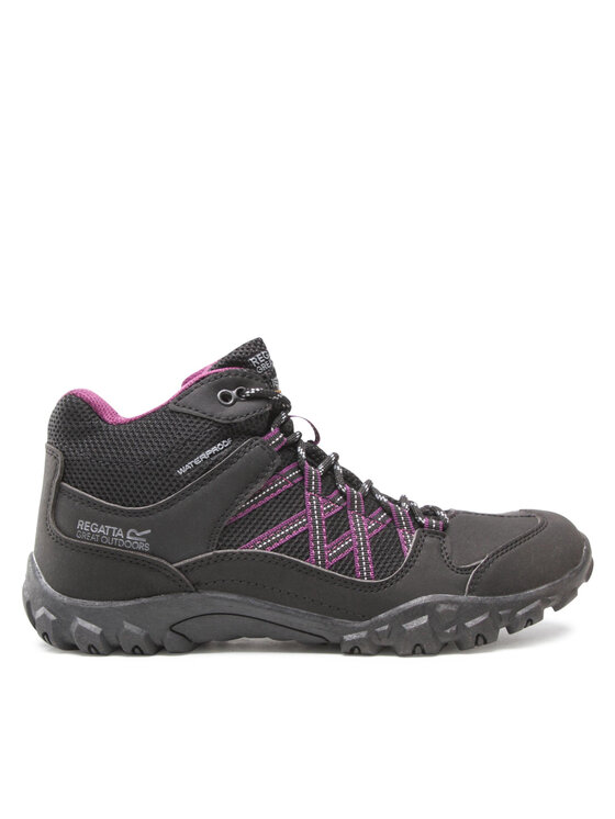 Regatta Pārgājienu apavi Regatta Lady Edgepoint Mid Wp RWF622 Melns