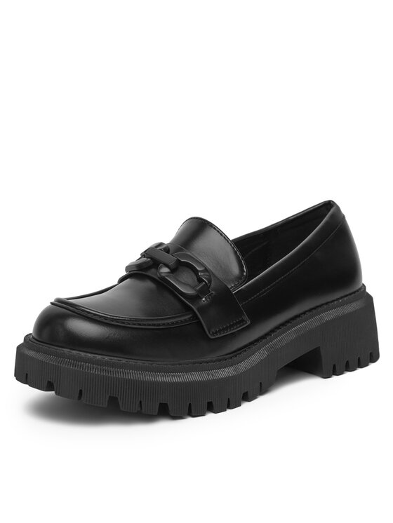 DeeZee Loafersy DeeZee BBT-22663-10 Černá