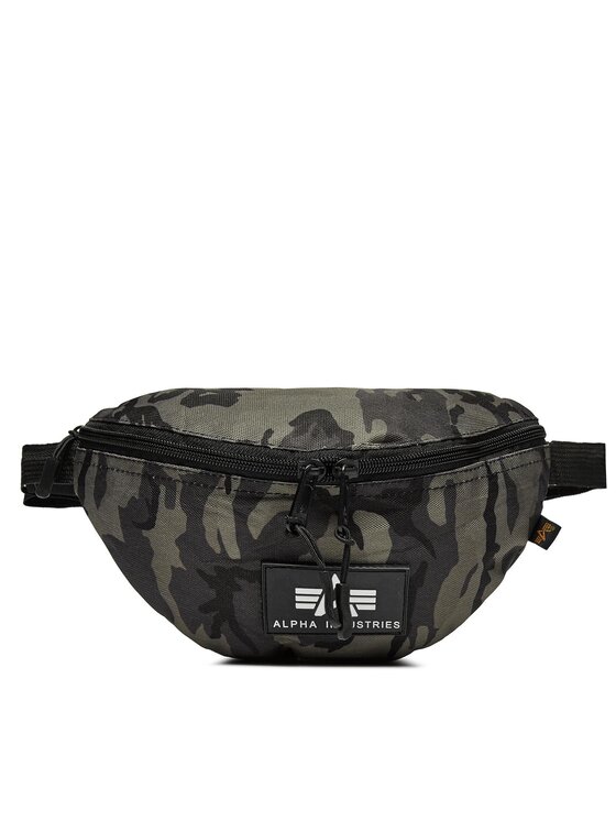 Alpha Industries Чанта за кръст﻿ Alpha Industries Rubber Print 198912 125 Черен