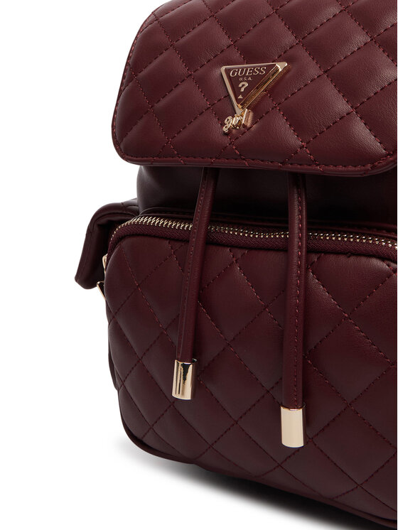 Guess Ruksak Guess J6YZ05 W2510 Tamnocrvena