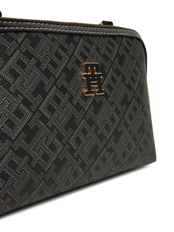 Tommy Hilfiger Kabelka Tommy Hilfiger Th Monoplay Le Mini Crossover AW0AW17712 Čierna