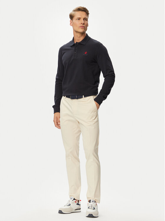 Beverly Hills Polo Club Beverly Hills Polo Club Поло P-SS26M-P424125 Cиній Regular Fit