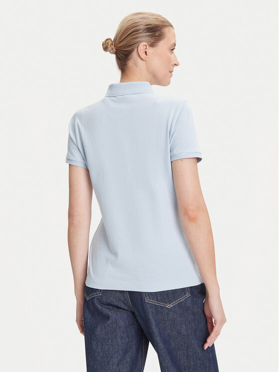 Gant Gant Polo majica Sheild 4200870 Svetlo modra Slim Fit