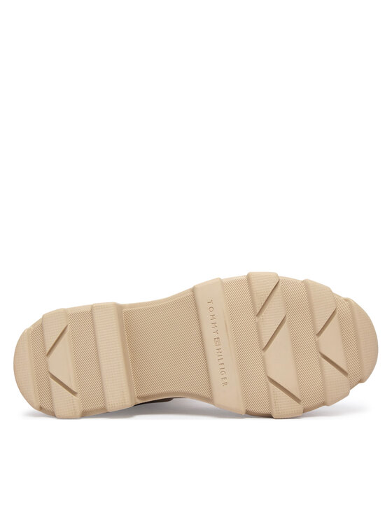 Tommy Hilfiger Gumijas zābaki Tommy Hilfiger Flag Cleated FW0FW09387 Bēšs