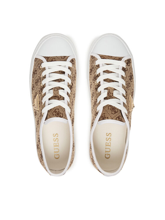 Guess Кеди Guess FLJJZ4 FAL12 Бежевий