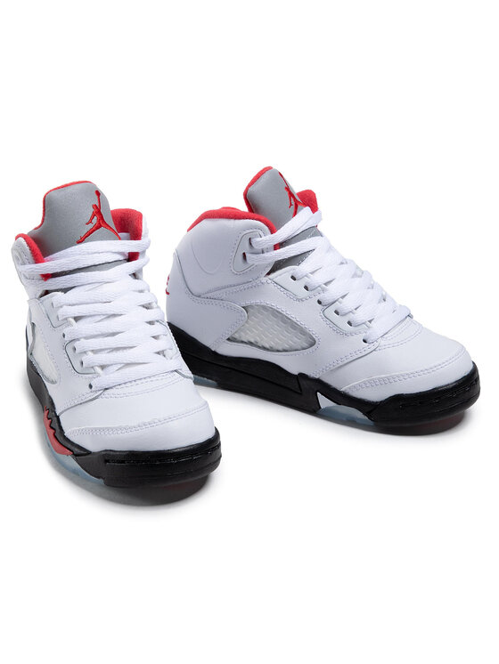 Nike Kosárlabda cipők Nike Jordan 5 Retro (PS) 440889 102 Fehér