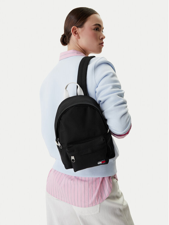 Tommy Jeans Mugursoma Tommy Jeans Tjw Ess Daily Dome Backpack AW0AW18648 Melns