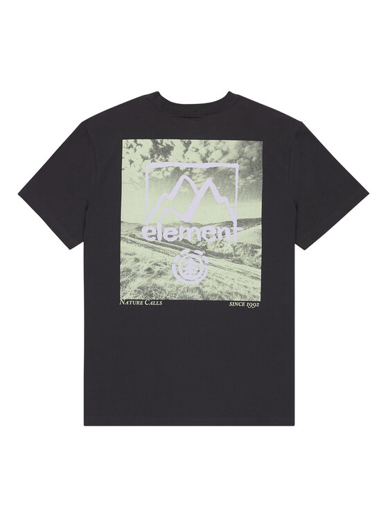 Element Element Camiseta Open Hills ELYZT00580 Negro Regular Fit