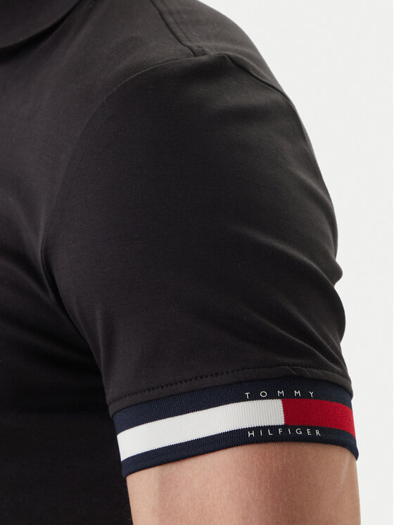 Tommy Hilfiger Tommy Hilfiger Polo MW0MW42743 Negro Slim Fit