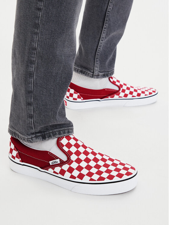 Vans Kedai Vans Classic Slip On VN000DAH14A1 Raudona