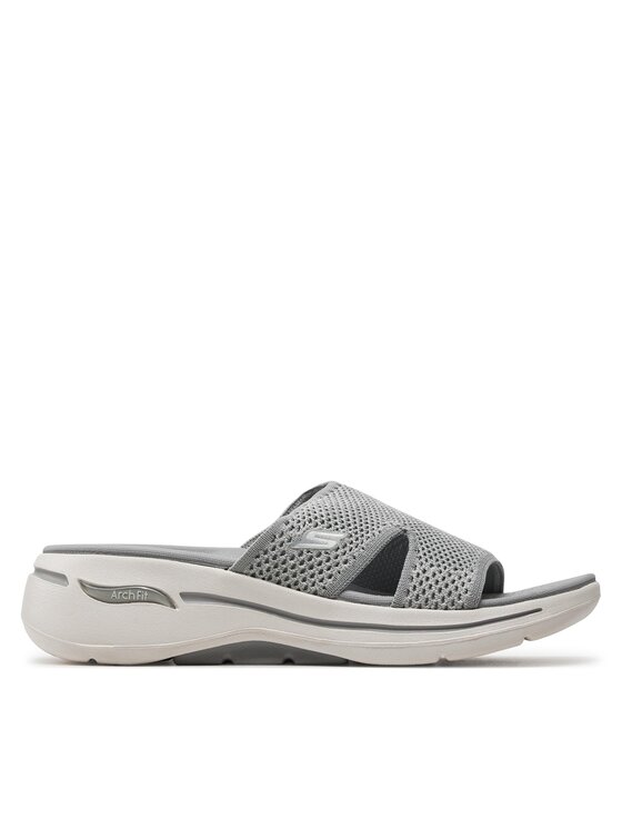 Skechers Natikači Skechers Go Walk Arch Fit Sandal-Joyful 140274/GRY Siva