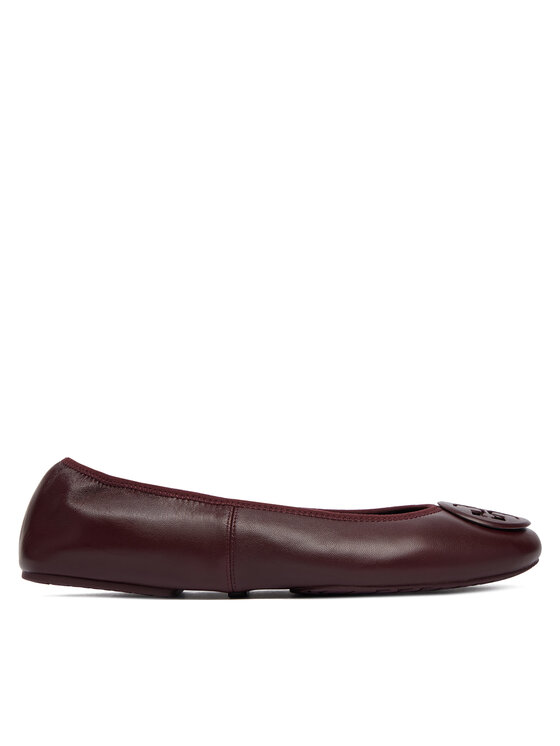 Tory Burch Балетки Tory Burch Reva 174536 Бордовий