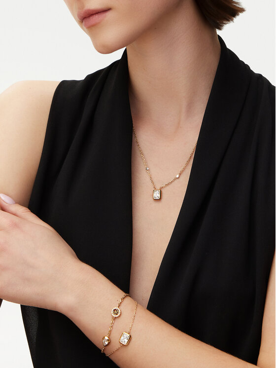 Guess Náhrdelník Guess JUBB05 237JW Zlatá