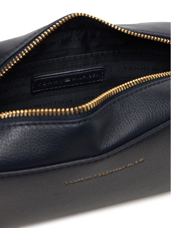 Tommy Hilfiger Ročna torba Tommy Hilfiger Th Logo Camera Bag AW0AW18115 Mornarsko modra