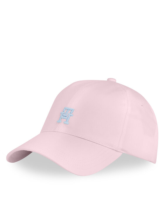 Tommy Hilfiger Cepure ar nagu Tommy Hilfiger Th Imd Color 6 Panel Cap AM0AM13542 Rozā