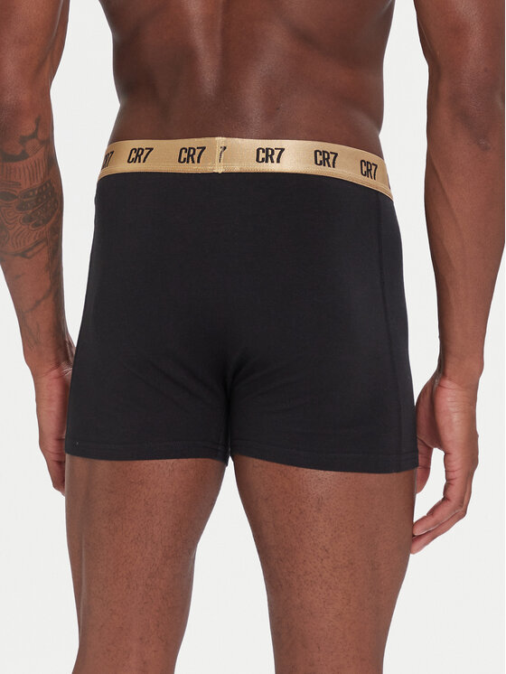 Cristiano Ronaldo CR7 Cristiano Ronaldo CR7 Conjunto de calzoncillos boxer 8100-49 Negro