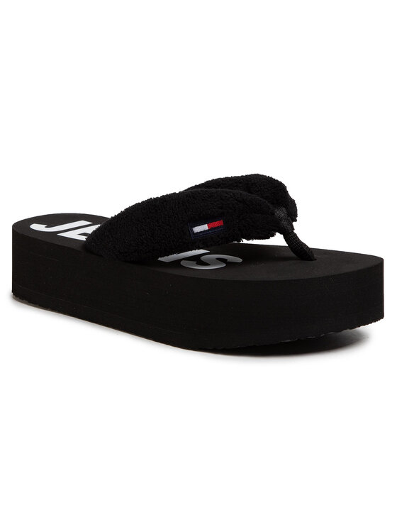 Tommy Jeans Japanke Tommy Jeans Color Black Mid Beach Sandal EN0EN00850 Crna