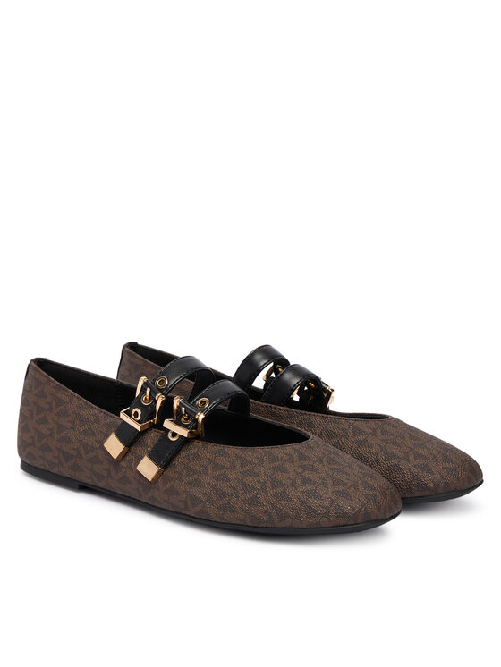 MICHAEL Michael Kors Ballerine MICHAEL Michael Kors Rowen Flex Ballet 40R6RWFP1B Marrone