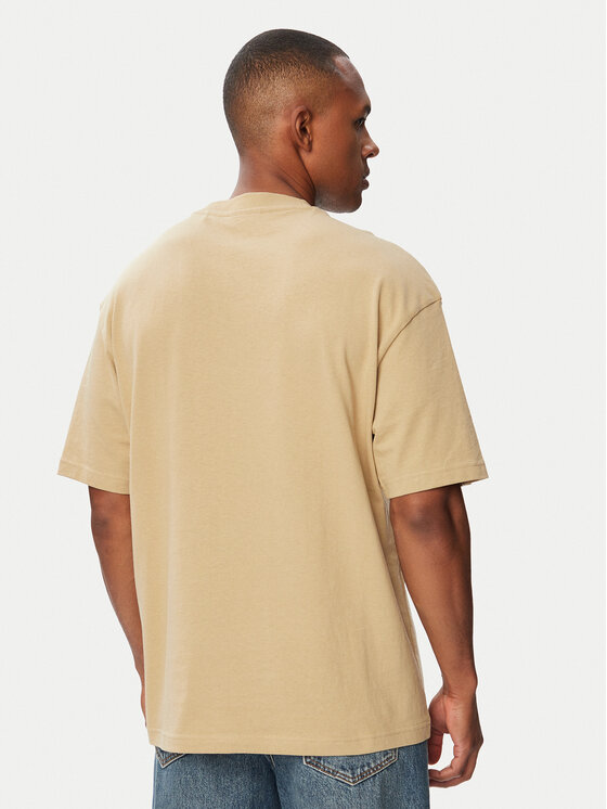 HUGO HUGO Camiseta Nevado 50564045 Beis Loose Fit