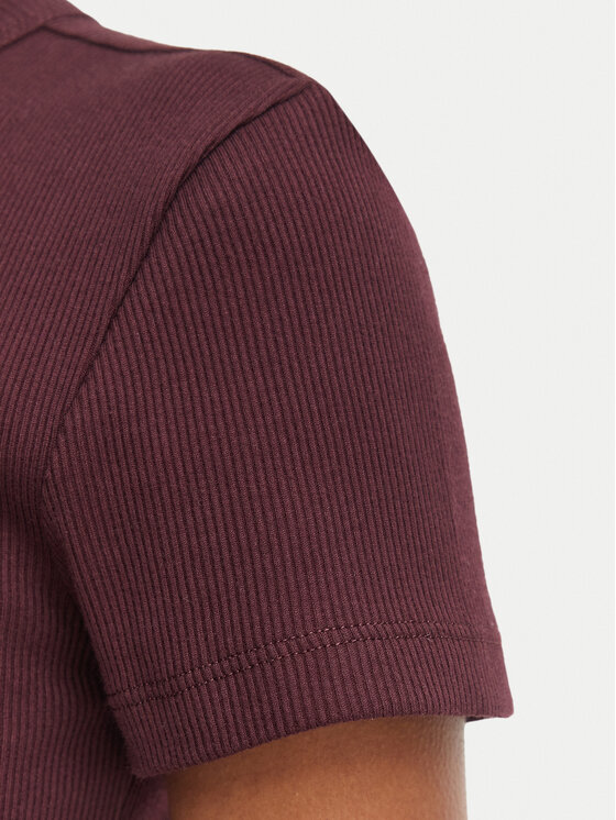 Lacoste Lacoste Camiseta TF5538 Guinda/burdeos Slim Fit