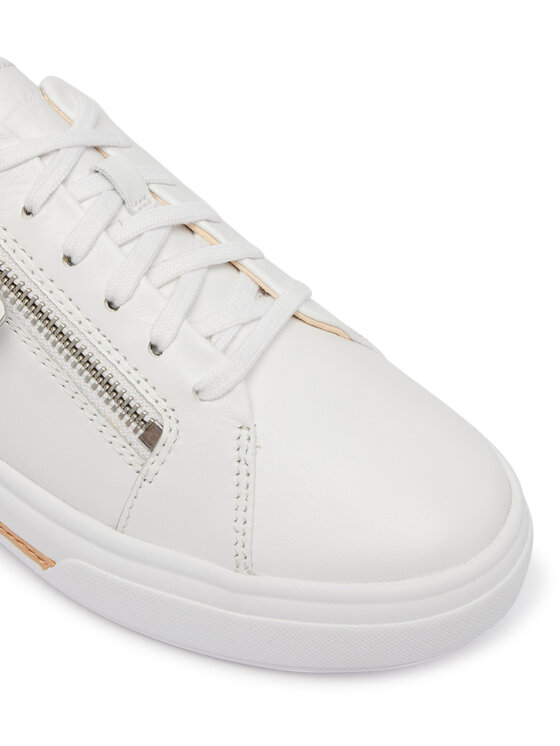 Clarks Снікерcи Clarks Hollyrose Zip 26185917 Білий