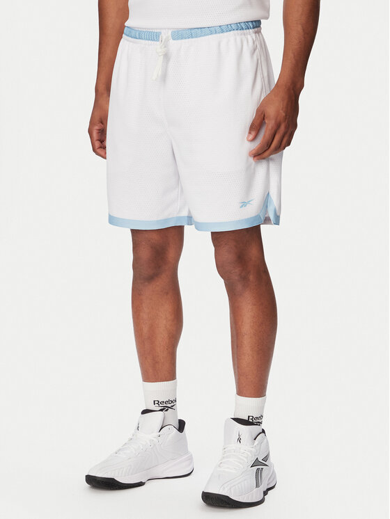 Reebok Reebok Pantaloncini sportivi Bartosz RK25881CCM Bianco Regular Fit
