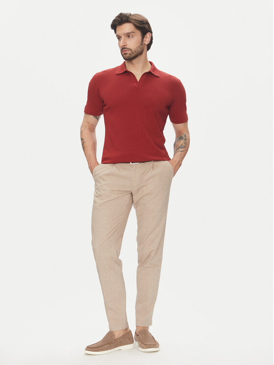 Marc O'Polo Marc O'Polo Polo 523 2091 53026 Crvena Regular Fit