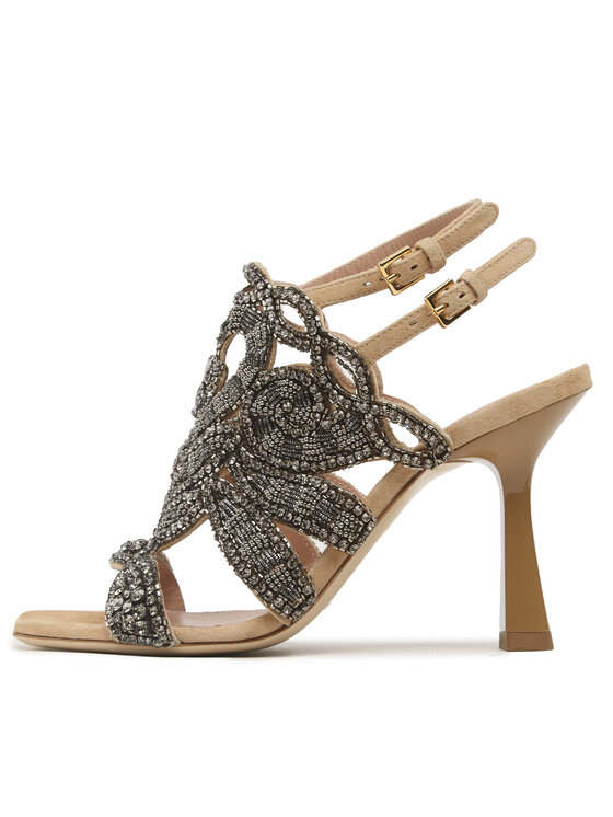 Alberta Ferretti Босоніжки Alberta Ferretti 23151A6311 8021 Сірий