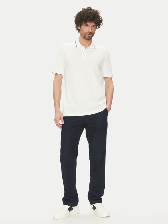 Armani Exchange Armani Exchange Polo majica XM000489 AF13026 U0009 Bela Regular Fit