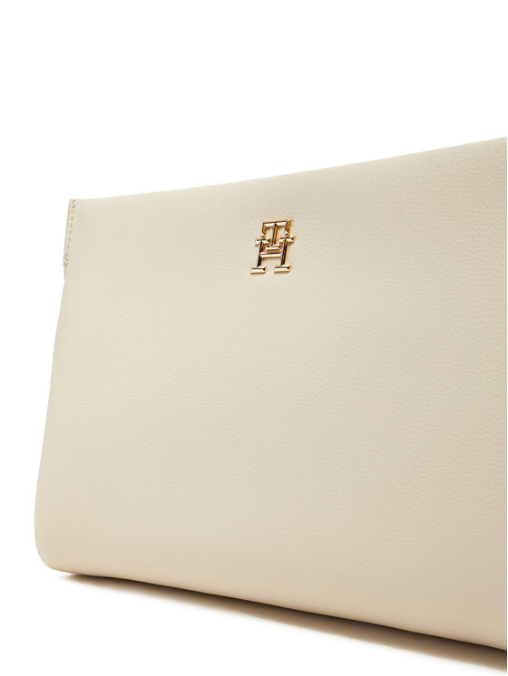 Tommy Hilfiger Ročna torba Tommy Hilfiger Th Legacy Mini Crossover AW0AW17225 Kremna